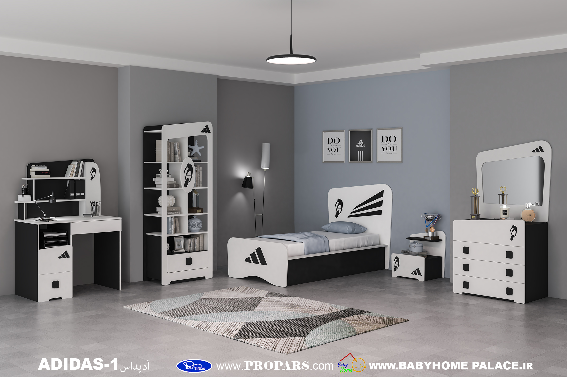 سرویس خواب نوجوان  آدیداس ۱ بی بی هوم