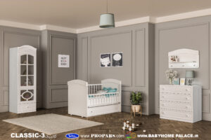 سرویس خواب نوزادی   کلاسیک 3  بی بی هوم