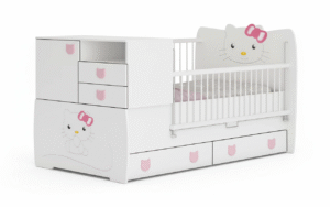 تخت خواب نوزادی کتیا-2بی بی هوم