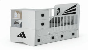 تخت خواب نوزادی  آدیداس-2 بی بی هوم