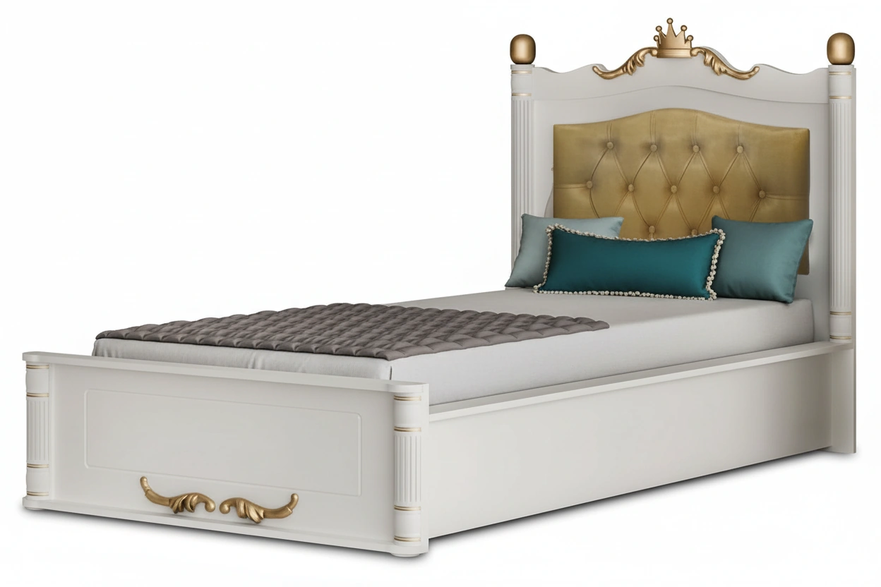 تخت خواب نوجوان تاج-1 بی بی هوم