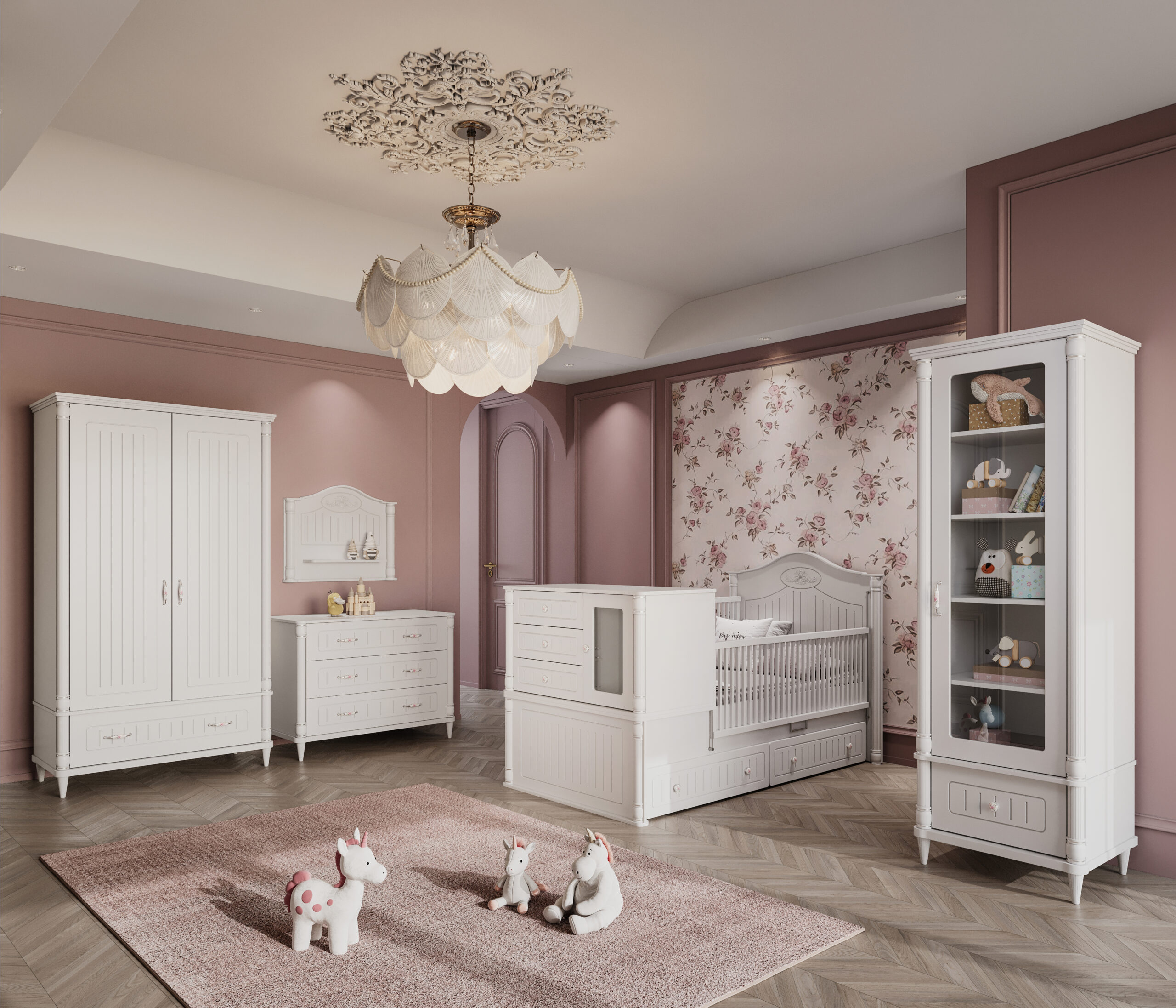 سرویس نوزادی دو منظوره رویال بی بی هوم