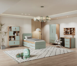 سرویس خواب نوجوان آنا باکس دار  بی بی هوم