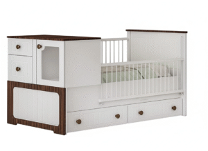 تخت خواب نوزادی  آنتیک-2 بی بی هوم